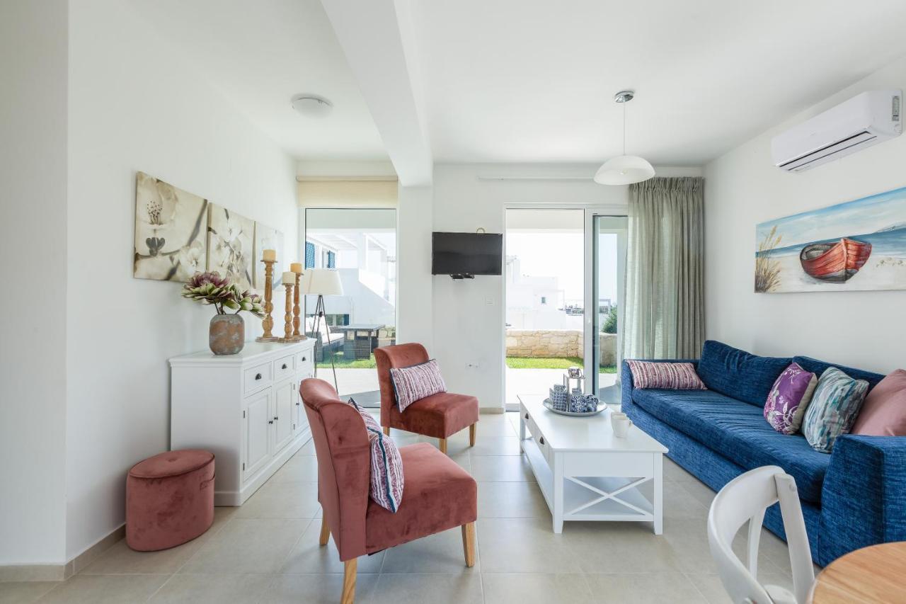 Triton Sea View Villa Georgioupoli Esterno foto