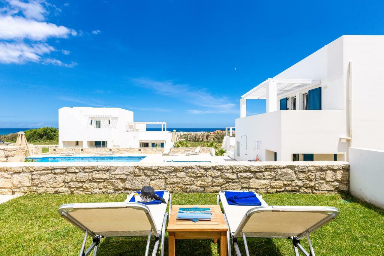 Triton Sea View Villa Georgioupoli Esterno foto